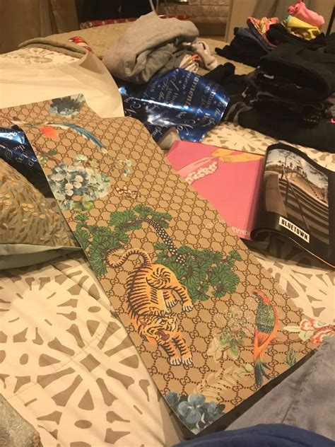 gucci grip tape skateboard.